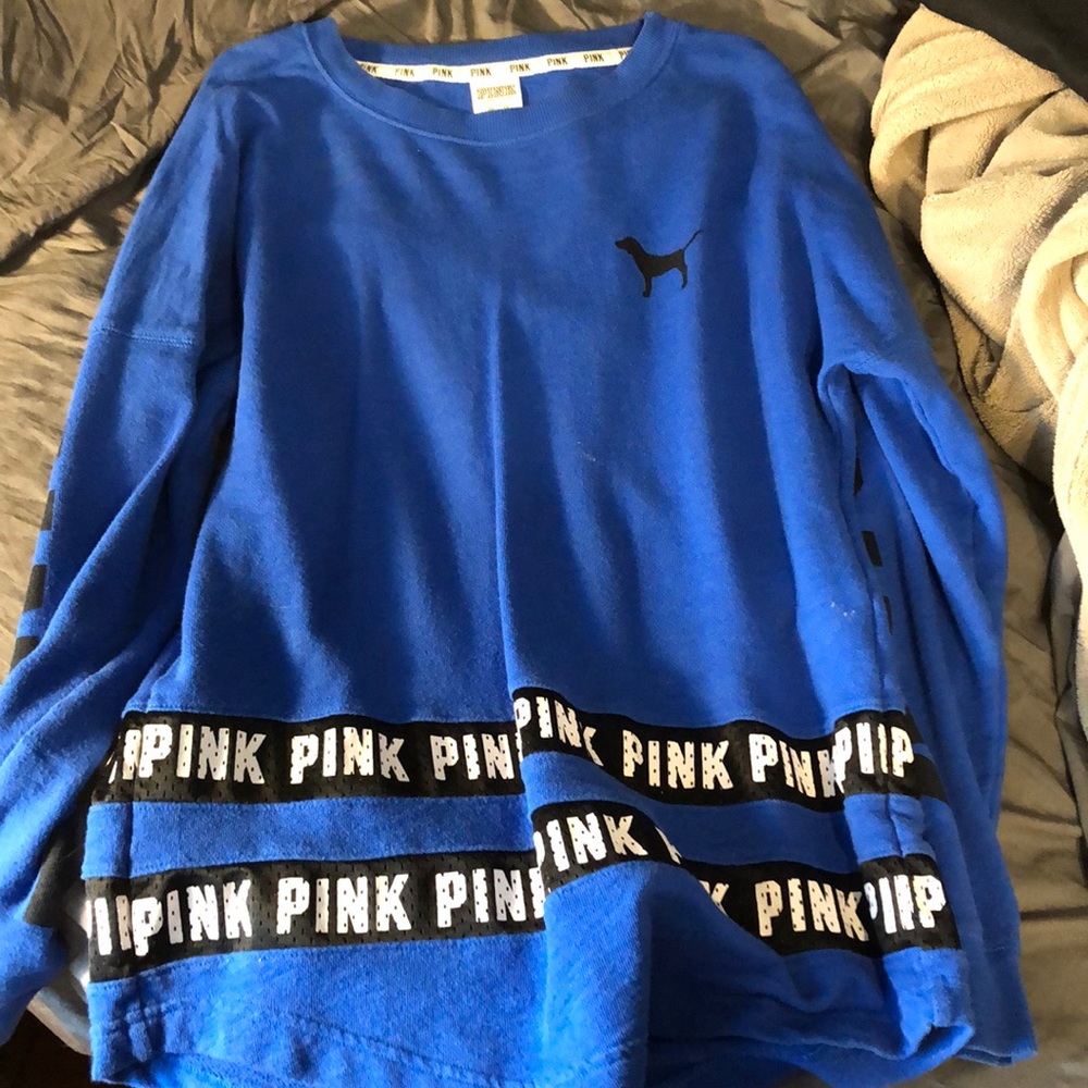 PINK blue long sleeve